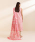 Women's Unstitched Printed Off White & Pink Dobby Three Piece Suit